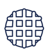 Icône gaufre